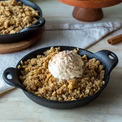 Heat-Treated 14 Ounce Round Cast Iron Mini Server