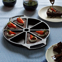 Seasoned Cast Iron Wedge Pan
