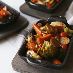 Heat-Treated Rectangular Cast Iron Mini Server