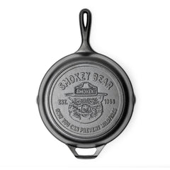 10.25 Inch Seasoned Cast Iron Smokey Bear Skillet