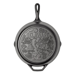American Road Trip: 12 Inch Seasoned Cast Iron Skillet, Delaware